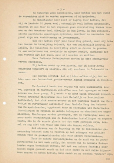 Uitgeschreven radiotoespraak van Willem Drees, 8 januari 1953.